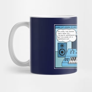 Synth Cat Blue Mug